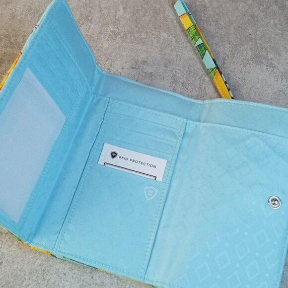 Vera Bradley Lemon Print Clutch - Picture 3 of 4